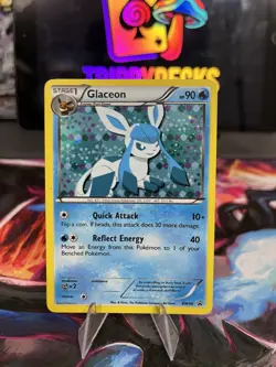 Glaceon BW90 Promo LP-MP Black and White Holo English Pokemon Card TCG 2013 - Image 1