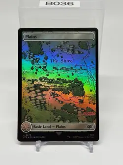 MTG FOIL Plains 273 Full Art - The Lord of the Rings #273 - Image 1
