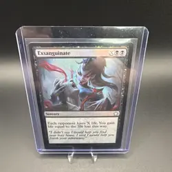 MTG Magic the Gathering Exsanguinate (173/763) Foundations NM FOIL - Image 3