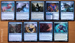 Set 9 Different Blue Counterspell Creatures *NM* Magic MTG Commander EDH English - Image 1
