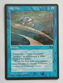 Magic MTG - High Tide (Tucker) - Fallen Empires - LP - Image 1