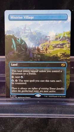 Mistrise Village (Borderless) Tarkir: Dragonstorm Regular - Image 1