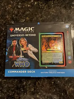 Magic the Gathering Doctor Who Paradox of Power Commander Deck Sealed 195166228815 - Image 1