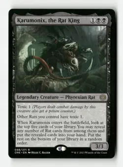 Phyrexia: All Will Be One Magic: The Gathering Karumonix, the Rat King - Image 1