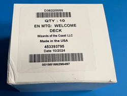MTG Welcome Deck Box of (10) Starter Decks Unused (2) of Each Color - Image 1