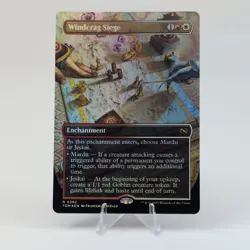 Mtg. Windcrag Siege. Borderless. Foil. Tarkir: Dragonstorm 0392 - Image 1