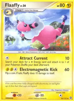 Flaaffy 50/132 Uncommon Secret Wonders Pokemon Card - Image 1