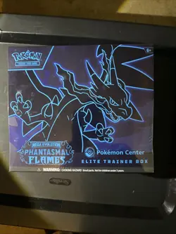 phantasmal flames etb. Pokemon Center ETB Exclusive From Pokemon Center Unopened - Image 1