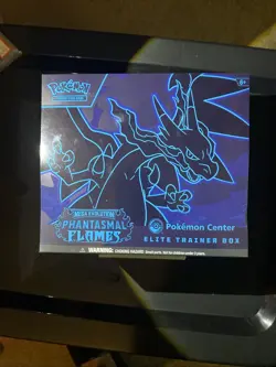 phantasmal flames etb. Pokemon Center ETB Exclusive From Pokemon Center Unopened - Image 2
