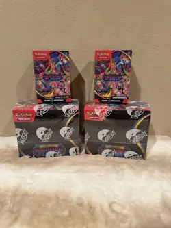 Pokemon TCG Phantasmal Flames Bundle Lot, 2 Booster Bundles, 2 Booster Boxes New - Image 1