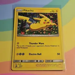 Pokemon Pikachu SM04 Holo Promo Basic Card - Image 1