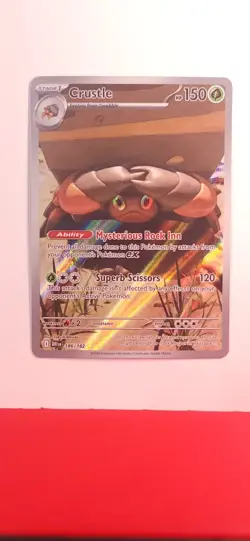 Crustle 186/182 Sv10: Destined Rivals Holo Full Art English NM - Pokemon - Image 1
