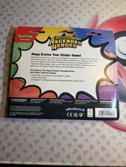 Pokemon Ascended Heroes Tech Sticker Collection Charmander New Sealed IN-HAND - Image 2