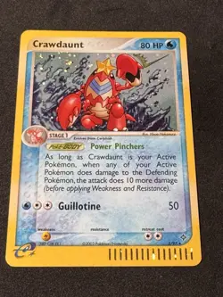 Crawdaunt 3/97 Dragon Holo E-Reader Pokemon Tcg - Image 2