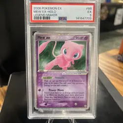 2006 POKEMON EX LEGEND MAKER #88 MEW EX-HOLO PSA 5 - Image 1