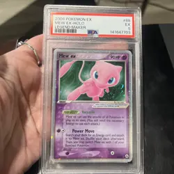 2006 POKEMON EX LEGEND MAKER #88 MEW EX-HOLO PSA 5 - Image 3