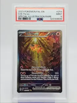 CHI-YU EX 2023 POKEMON PALDEA SPECIAL ILLUSTRATION RARE A 259/193 PSA 9 Q0004 - Image 1