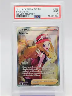 SERENA 2022 POKEMON SWSH SILVER TEMPEST ULTRA RARE A 193/195 PSA 9 Q0004 - Image 1