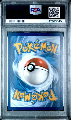 2025 POKEMON PRE EN-PRISMATIC EVOLUTIONS POKE BALL REVERSE HOLO VAPOREON PSA 7 - Image 2