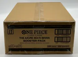 One Piece TCG The Azure Sea’s Seven Booster Box Case 12 Boxes Sealed OP-14 - Image 3