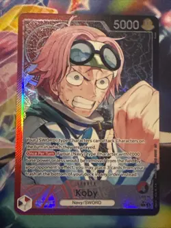 1x Koby Alt Art Leader OP11-001 One Piece TCG Mint English + 1x Foil Don!! - Image 1