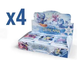 Disney Lorcana: Winterspell Booster Box CASE 4 Boxes per case PRESALE 2/20 - Image 1