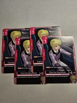 4x Carris Nautilus - Steel Requiem GD03-093 - Gundam Card Game TCG Card Playset - Image 1