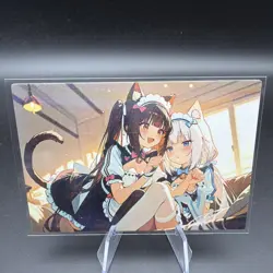 Chocola & Vanilla Anime Waifu Card Doujin ACG Goddess Holo - Image 2
