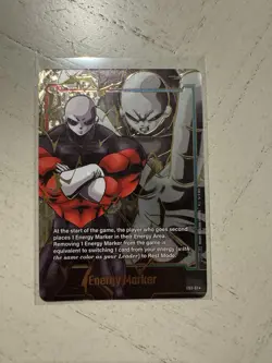 Jiren Energy Marker Promo Prize Gold E03-01 Dragon Ball Fusion World Card Eng - Image 1