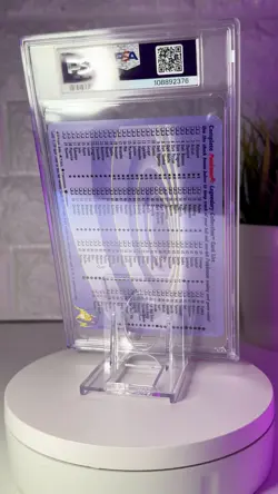 PSA 8 Mewtwo 2002 - Legendary Reverse Holo Box Topper Pokemon Card NM MINT - Image 2