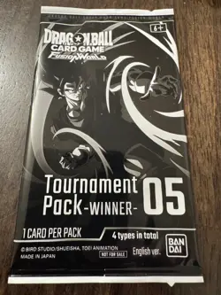 Dragon Ball Super TCG Card Fusion World Tournament Pack Winner 05 English Sealed - Image 1