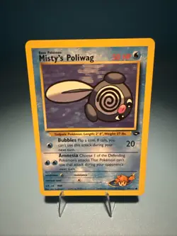MISTY'S POLIWAG - 89/132 - GYM CHALLENGE - POKEMON CARD - LP - Image 1