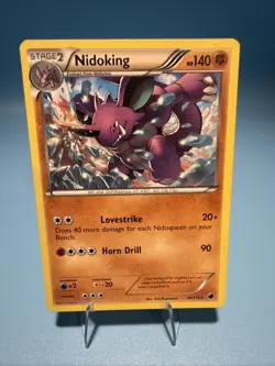Nidoking 58/116 B&W Plasma Freeze Rare Pokemon Card - Image 1