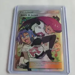 2019 Jesse And James Pokemon TCG Full Art Trainer Card 68/68 Hidden Fates NM - Image 1