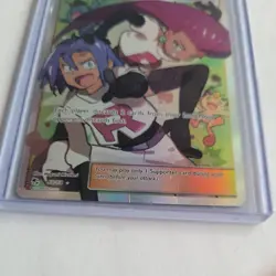 2019 Jesse And James Pokemon TCG Full Art Trainer Card 68/68 Hidden Fates NM - Image 4
