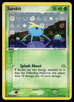 Surskit 76/101 Reverse Holo EX Hidden Legends Pokemon Card - Image 1
