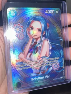 Nefeltari Vivi EB03-024 SP SR Parallel Card Heroines ENG Texture CUSTOM NM+ - Image 1
