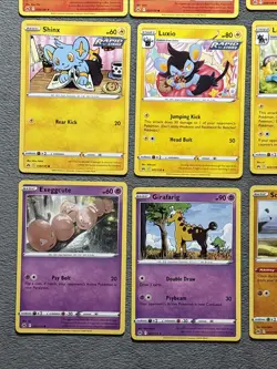 Crown Zenith Pokemon Cards Lot Shinx Luxio Luxray Oddish Scyther Wailord Solrock - Image 5