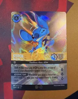 Stitch - Rock Star (Store Championship) 30 Disney Lorcana Promo Cards Holo - Image 1