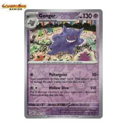 Gengar Reverse Holo NM 094/165 Scarlet & Violet 151 Pokemon Card - Image 1