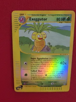 Exeggutor #12/147 Reverse Holo Rare Aquapolis E Series 2002 Pokemon Card - NM - Image 1