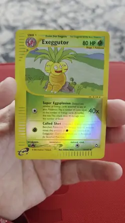 Exeggutor #12/147 Reverse Holo Rare Aquapolis E Series 2002 Pokemon Card - NM - Image 2