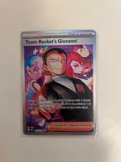 Pokemon TCG Team Rocket’s Giovanni 238/182 SIR Destined Rivals SIR - NM - Image 1