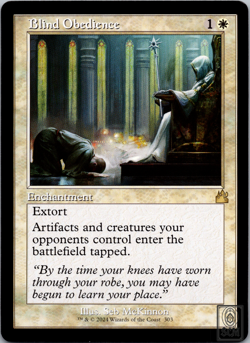 Blind Obedience (Retro Frame) Ravnica Remastered Regular - Image 1