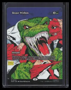 Beast Within (Borderless) Marvel Eternal-Legal #33 - Image 1