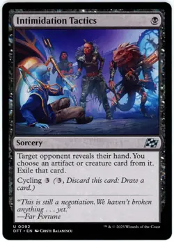 Intimidation Tactics - 0092 - Aetherdrift - MTG - NM/M - Image 1