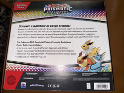 Pokemon TCG SV8.5 Prismatic Evolutions Poster Collection Box Factory Sealed - Image 2