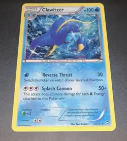 Clawitzer 24/111 - Furious Fists - Holo Rare - Pokemon Card TCG - LP - Image 1