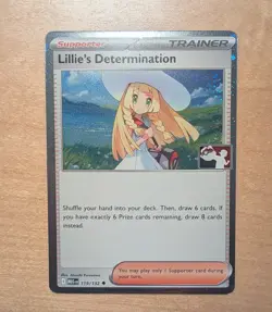 Lillie's Determination Cosmos-Holo - NM - Pokemon Prize Pack Series 8 Stamped - Image 1