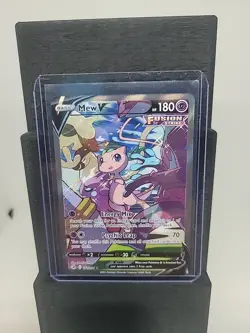 Pokemon Mew v Holo Alternative Art Ultra Rare TCG Fusion Strike Card 251/264 - Image 1